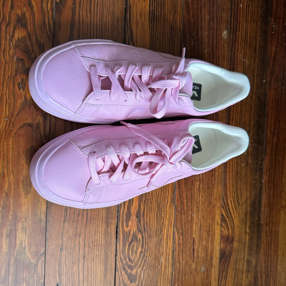 Mansur Gavriel Veja Pink Sneakers Nwot Size 7